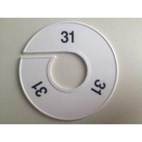 Maatring 11cm wit/zwart 31 - thumbnail