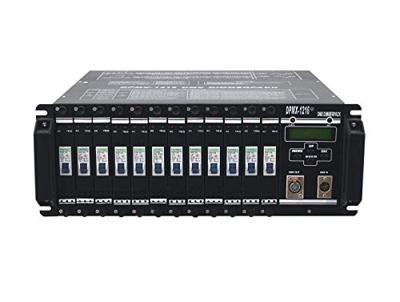Eurolite DPMX-1216 DMX dimmer 12-kanaals 19 inch bouwvorm Eurolite DPMX-1216 DMX dimmer 12-kanaals 19 inch bouwvorm