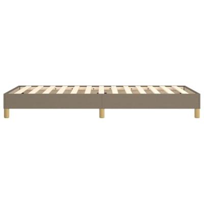 Boxspringframe stof taupe 80x200 cm Boxspringframe stof taupe 80x200 cm