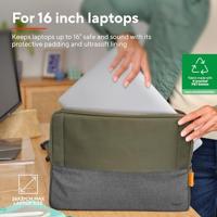 Trust laptop sleeve voor 16 inch laptops, groen - thumbnail