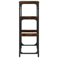 Wandtafel 89,5x28x76 cm bewerkt hout gerookt eikenkleurig - thumbnail