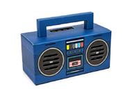 Radioklok Timemark Blauw Zilverkleurig Plastic - thumbnail