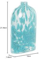 Vaas DKD Home Decor Blauw Kristal Mediterrane 12 x 7,5 x 21,5 cm - thumbnail