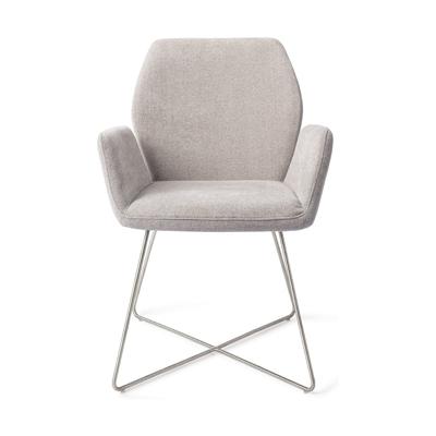 Jesper Home Misaki eetkamerstoel Pretty Plaster cross steel