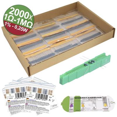 Quadrios 23P129 23P129 Metaalfilmweerstand Axiaal bedraad 0.25 W 1 % 2000 stuk(s)