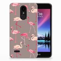 LG K4 (2017) TPU Hoesje Flamingo - thumbnail