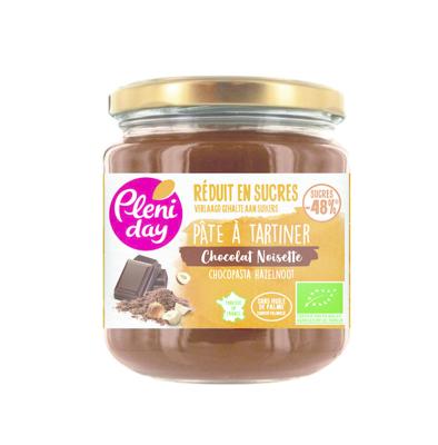 Pleniday Pleniday Chocopasta Hazelnoot Minder Suiker Bio (220g)