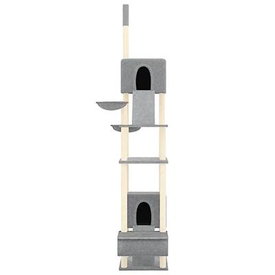 VidaXL Kattenmeubel vloer tot plafond 277-303 cm lichtgrijs - thumbnail