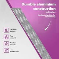 VidaXL Trap tread rechthoekig 2 pcs zilver 75 x 25 cm aluminium - thumbnail