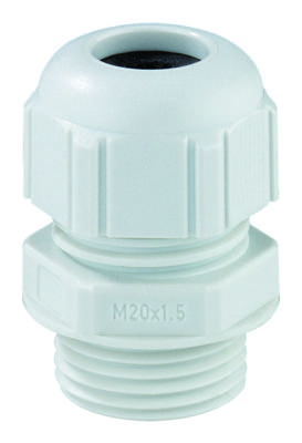 Spelsberg 24742101 Wartel Slagvast, Met trekontlasting M20 Kunststof Lichtgrijs 1 stuk(s)