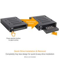 Icy Dock MB522SP-B 2x2,5 trayless hotswap mobile rack voor externe 3,5 - thumbnail