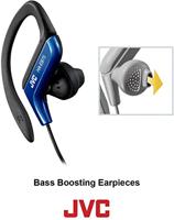 JVC HA-EB75-S-E Ear-Clip Stereo koptelefoon (105dB, 200mW) grijs - thumbnail