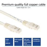 CAT6 U/UTP Ivory 3,00M - thumbnail