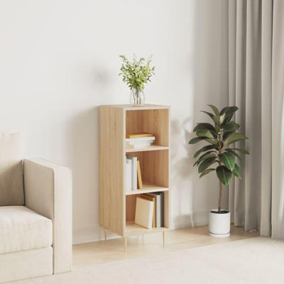 Dressoir 34,5x32,5x90 cm bewerkt hout sonoma eikenkleurig Dressoir 34,5x32,5x90 cm bewerkt hout sonoma eikenkleurig