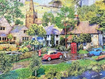 Below Corfe Castle Puzzel 1000 Stukjes