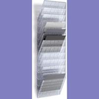 Durable Folderhouder | H1.040xB348xD95mm | aantal vakken 12 A4 dwars | polystyreen transparant | 1 stuk - 1709781400 1709781400 - thumbnail