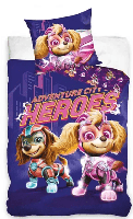 PAW Patrol Dekbedovertrek Skye paars 140 x 200 cm - 70 x 90 cm - thumbnail