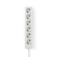 Nedis Stekkerdoos | 6-wegs | 1.5 m | 3680 W | 16 A | Wit | 1 stuks - EXSO615F1WT EXSO615F1WT - thumbnail