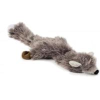 Flatino pluche hondenspeeltje vos beige 30 cm - thumbnail