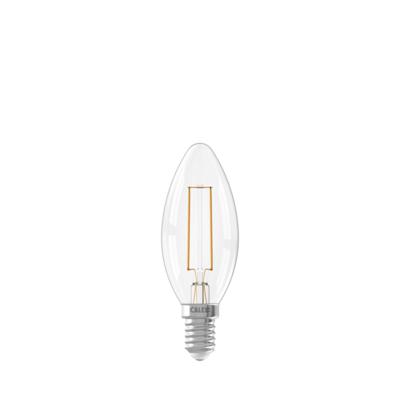 LED volglas Filament Kaarslamp 220-240V 3,5W 250lm E14 B35 Helder 2700K Dimbaar Calex - Calex