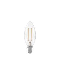 LED volglas Filament Kaarslamp 220-240V 3,5W 250lm E14 B35 Helder 2700K Dimbaar Calex - Calex - thumbnail