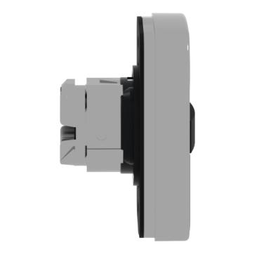 Schneider Electric ZB4BA7340 ZB4BA7340 Terugstelbaar (Ø) 22 mm Zonder markering Chroom 1 stuk(s)