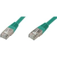 econ connect F6TP0,5GN RJ45 Netwerkkabel, patchkabel CAT 6 S/FTP 0.50 m Groen Pair afscherming 1 stuk(s) - thumbnail