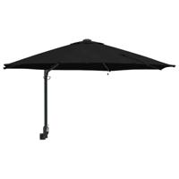 Tuinparasol Zwart en Zwart 248 x 248 x 148 cm - thumbnail