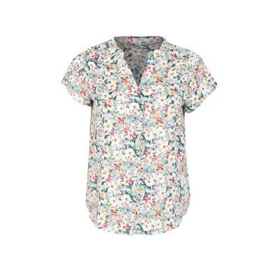 Paprika gebloemde top lichtblauw/rood/lichtgeel Paprika gebloemde top lichtblauw/rood/lichtgeel