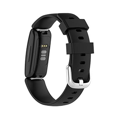 Fitbit Inspire 2 & Ace 3 - Sportbandje met gesp - Maat: Small - Zwart Fitbit Inspire 2 & Ace 3 - Sportbandje met gesp - Maat: Small - Zwart