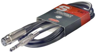 Stagg SAC6PSXF DL XLR-jack microfoonkabel 6 meter