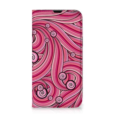 iPhone 13 | Bookcase | Swirl Pink
