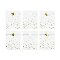Traktatiezakjes Little Star 13x14cm (6st) - thumbnail