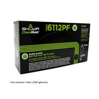 Showa nitrile wegwerphandschoenen (100x) - 6112PF - BLACK - maat M - thumbnail