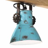 VidaXL Plafondlamp 25 w e27 90x24x111 cm verweerd blauw - thumbnail