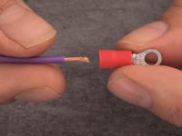 Quadrios 22C459 Ringkabelschoen Dwarsdoorsnede (max.): 6.0 mm² Schachtdiameter: 8.5 mm Deels geïsoleerd Geel 1 set(s) - thumbnail