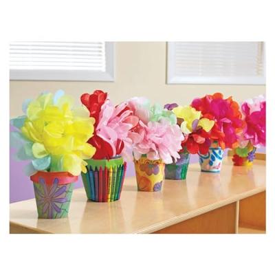 Colorations - versier je eigen bloempotje papier-mache, set van 10