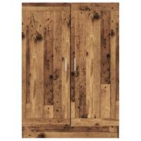 Boekenkast 82,5x30,5x115 cm bewerkt hout oud houtkleurig - thumbnail