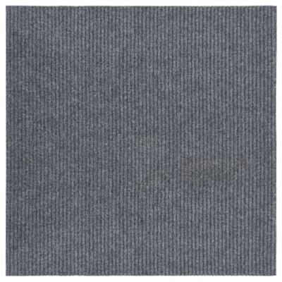 VidaXL Droogloopmat 100x100 cm grijs