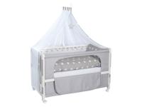 roba Babybed Room Bed 60 x 120 cm (Little stars, Wit) - thumbnail