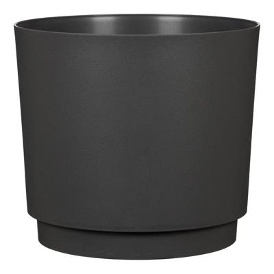 Ronde plantenpot - GARDEN ID - Plano - Ø 25 - 7 L - H 22 cm - Antraciet