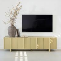 WOOOD TV-meubel 'Basu' Grenen, 200cm, kleur Moss - thumbnail