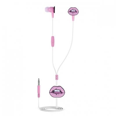 Kangaro k-58191005 dresz in-ear oordopjes lippen roze