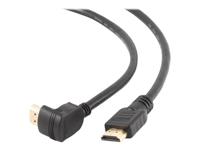 High Speed HDMI kabel met Ethernet, haakse aansluiting - thumbnail