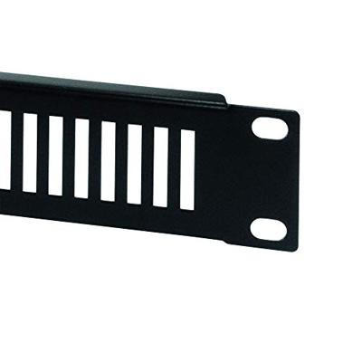 LogiLink PN111B 19 inch Afdekking voor patchkast 1 HE Geperforeerd Zwart