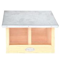 Esschert Design eekhoornvoederhuisje 2 vakken - thumbnail