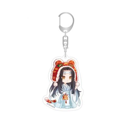 Grandmaster of Demonic Cultivation Acrylic Keychain Lan Wangji Chibi Style 7 cm