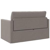Slaapbank 110cm Taupe Stof - thumbnail