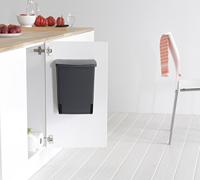 Brabantia inbouwemmer afvalverzamelaar 10 liter black - thumbnail