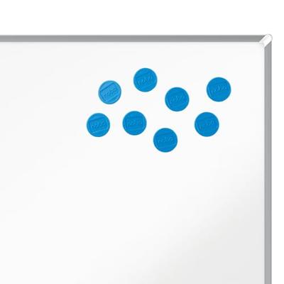 Nobo magneten, 20 mm, blauw, blister van 8 stuks